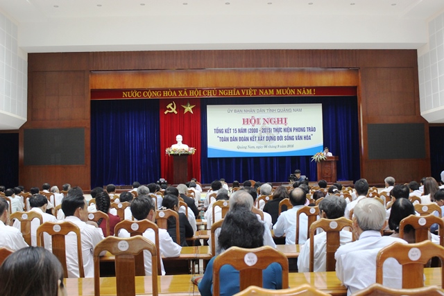 Tổng kết 15 năm thực hiện phong trào “Toàn dân đoàn kết xây dựng đời sống văn hóa”