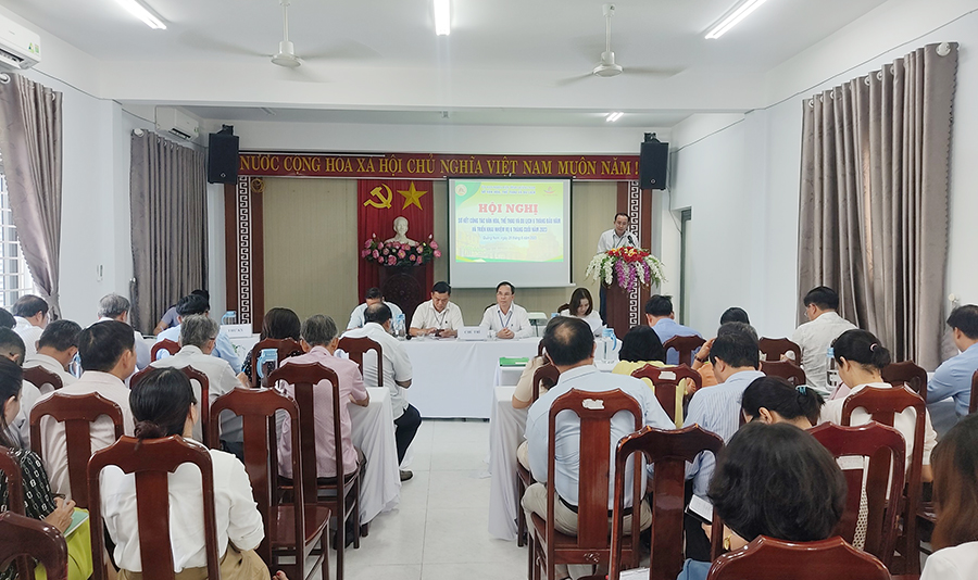 Sở VH,TT&DL tổ chức Hội nghị sơ kết công tác văn hoá, thể thao và du lịch 6 tháng đầu năm, triển khai nhiệm vụ 6 tháng cuối năm 2023