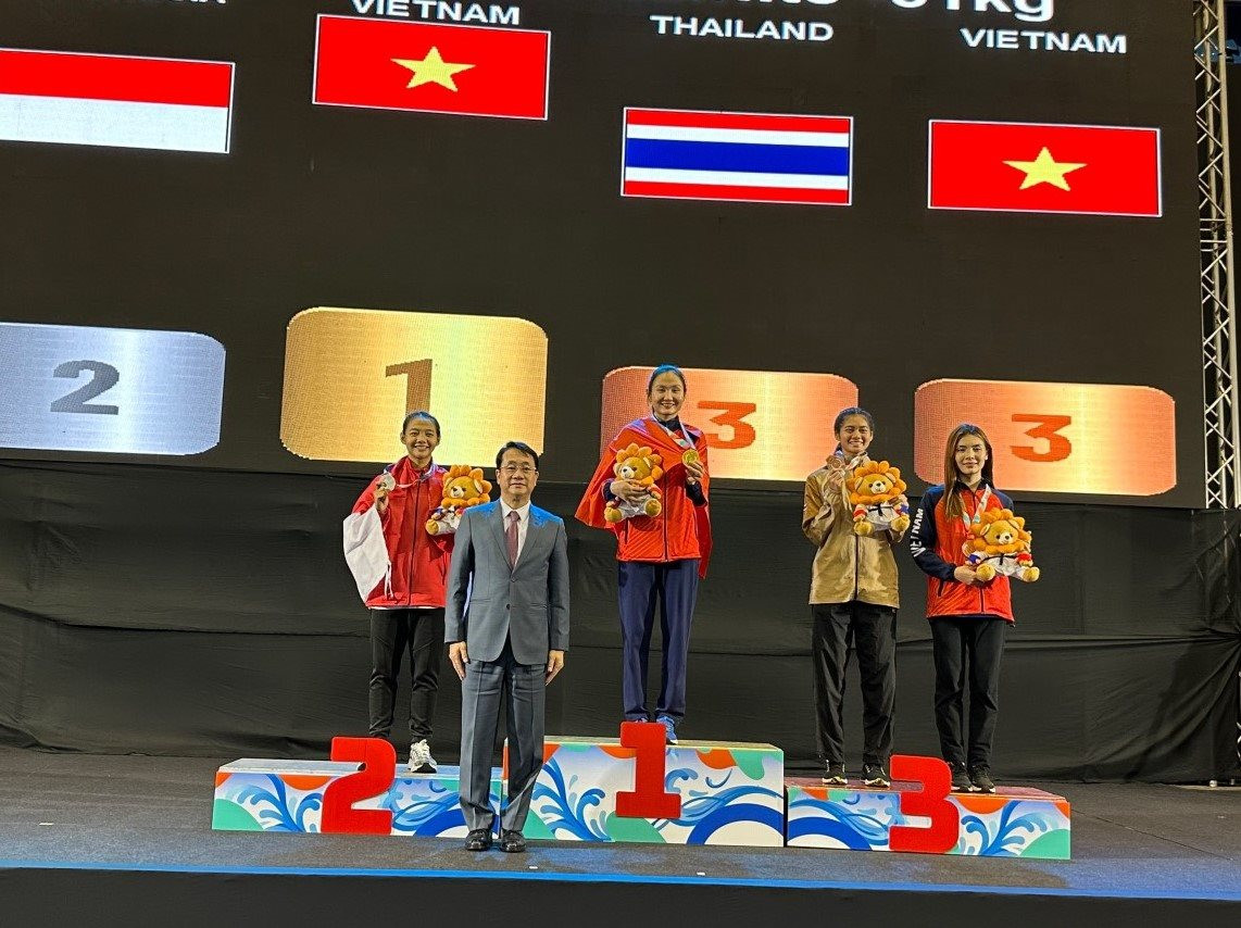 3 vận động viên Quảng Nam đoạt 5 huy chương giải vô địch Karate Đông Nam Á